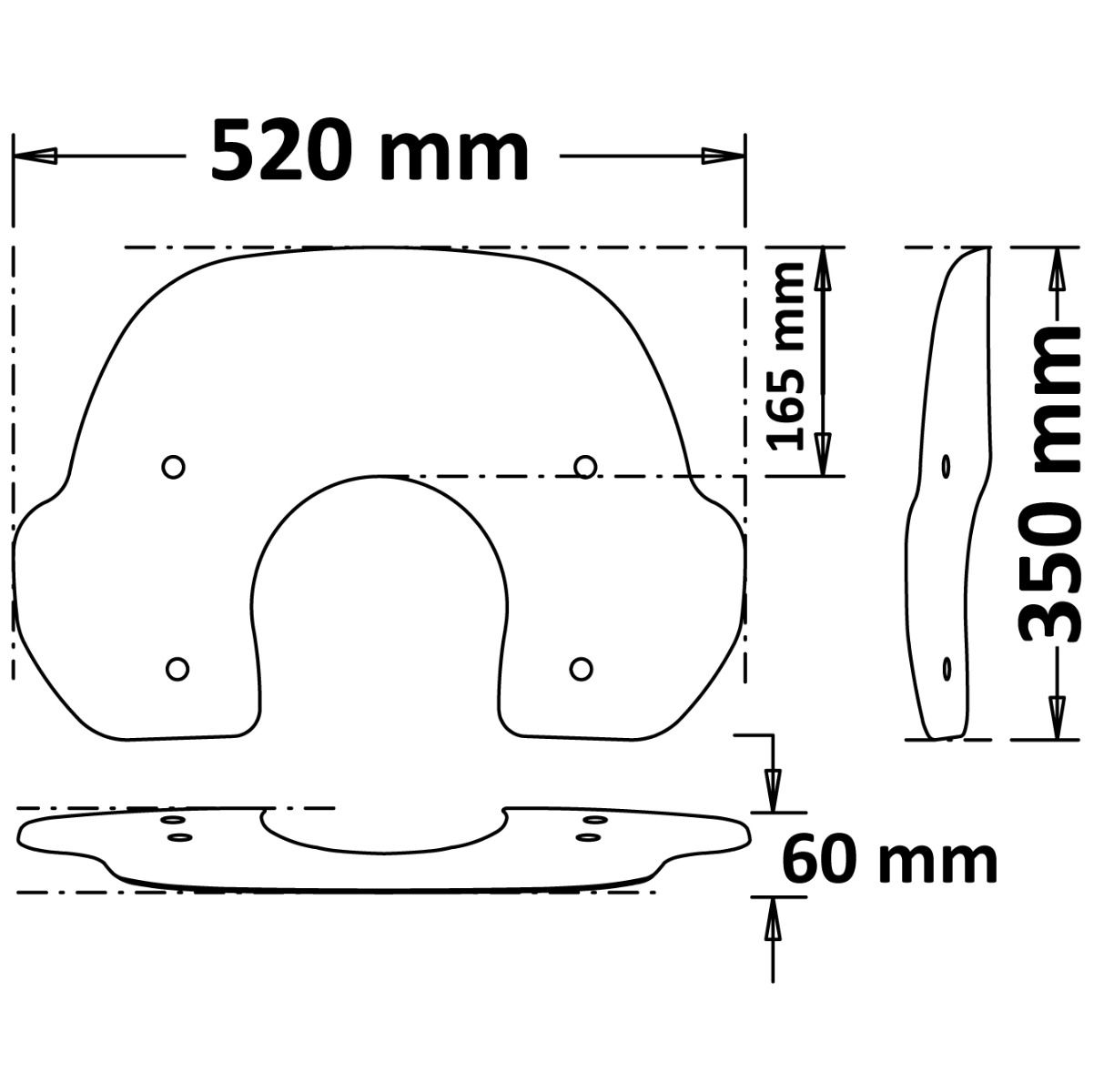 Parabrisas "Fashion" ligeramente tintado para Vespa GTS (19-22)