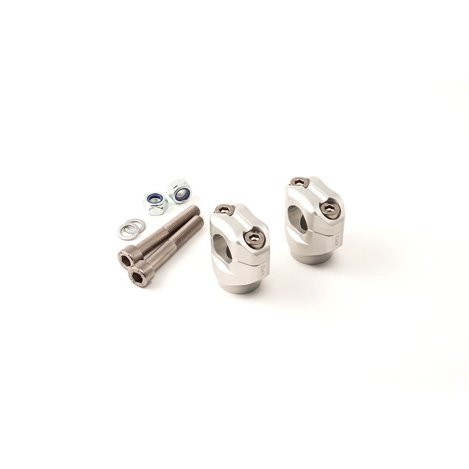 LSL Klemmbock-Kit 28,6 mm, für Ducati, Multistrada 1200S,  2010-, silber