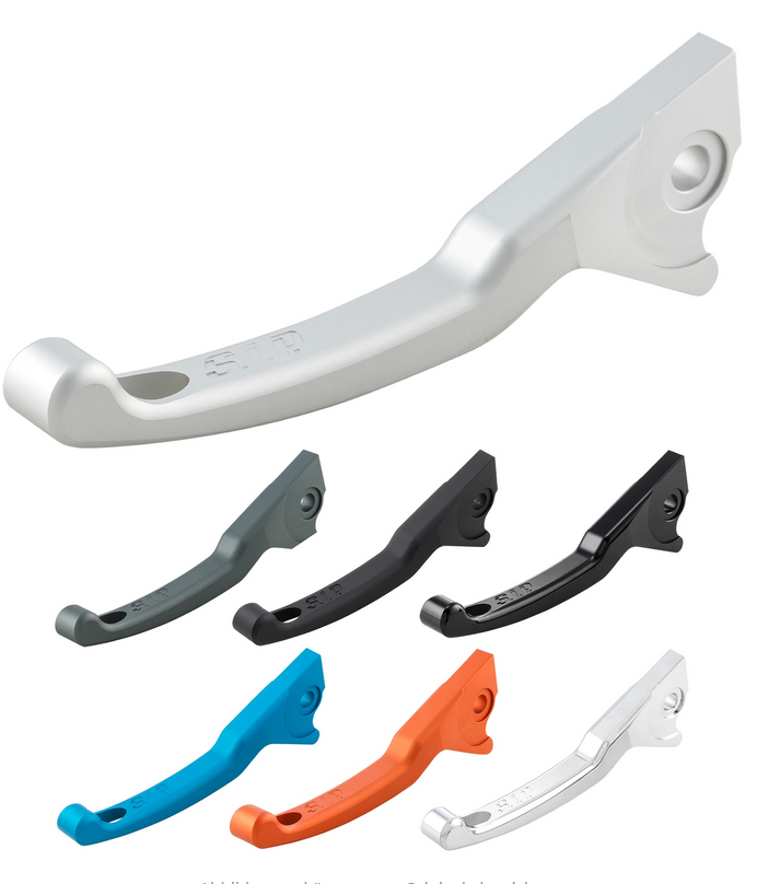 Juego palanca freno Sport Shorty para Vespa LX /LXV /S /Primavera /Sprint 50-150ccm, naranja mate