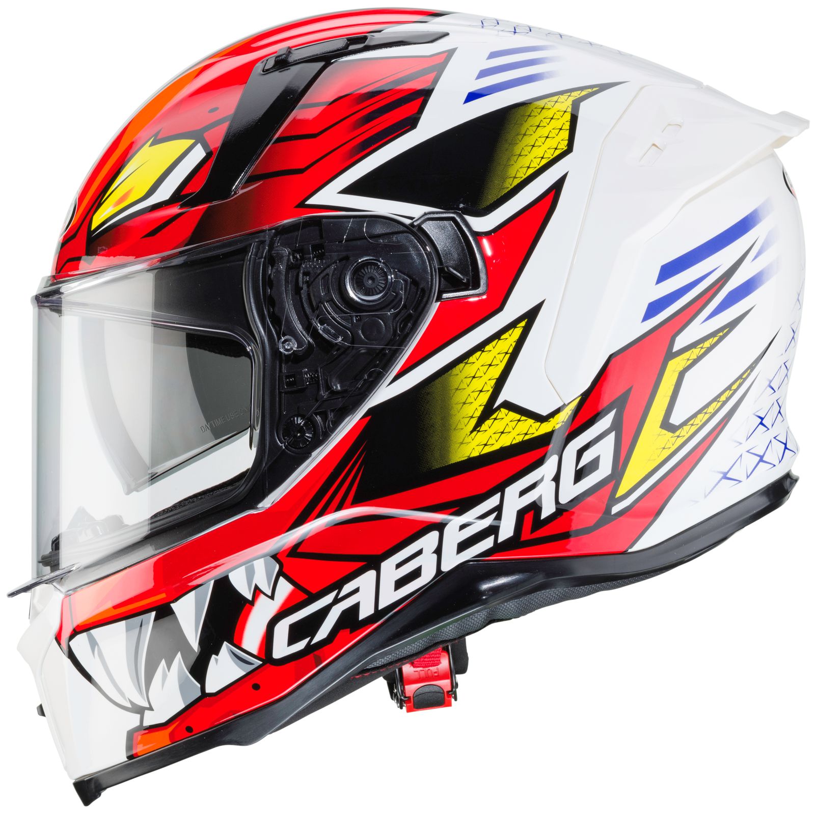 Casco Caberg Avalon Giga, blanco/rojo-amarillo