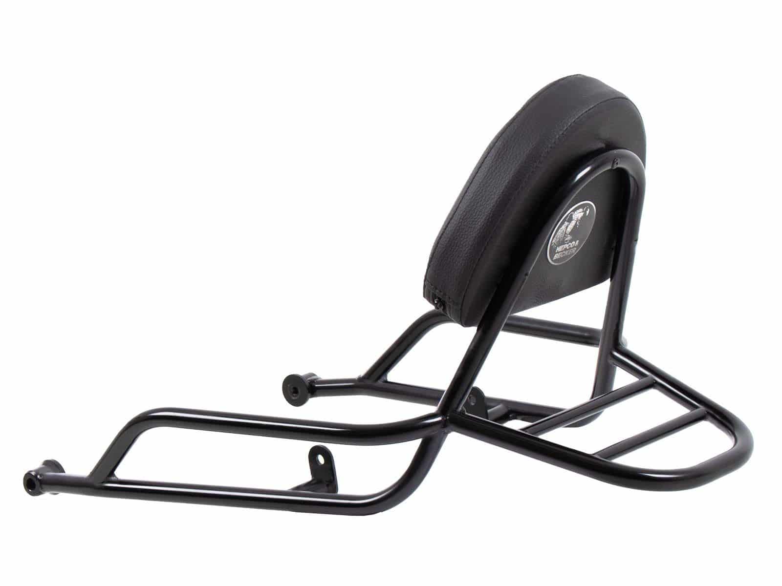 Sissybar con portaequipajes negro para Moto Guzzi V7 850 Sport (25-) Hepco & Becker