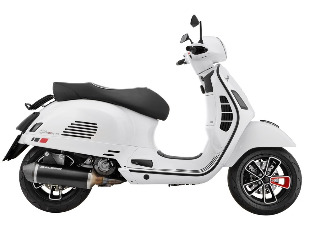 Portaequipajes trasero 70's para Vespa GTS / GTS Super HPE 125-300 ('19-), negro mate