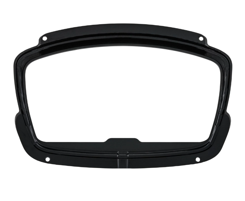 Anillo decorativo velocímetro para Vespa GTS Supertech HPE 125/300 ('19-), negro brillante