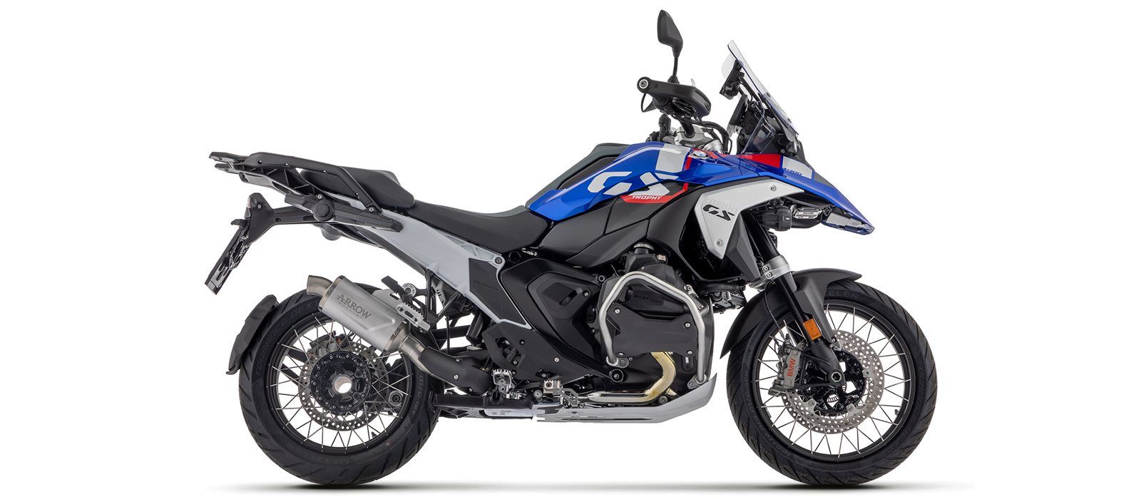ARROW escape INDY RACE EVO Titanio para BMW R1300GS año modelo 2024-