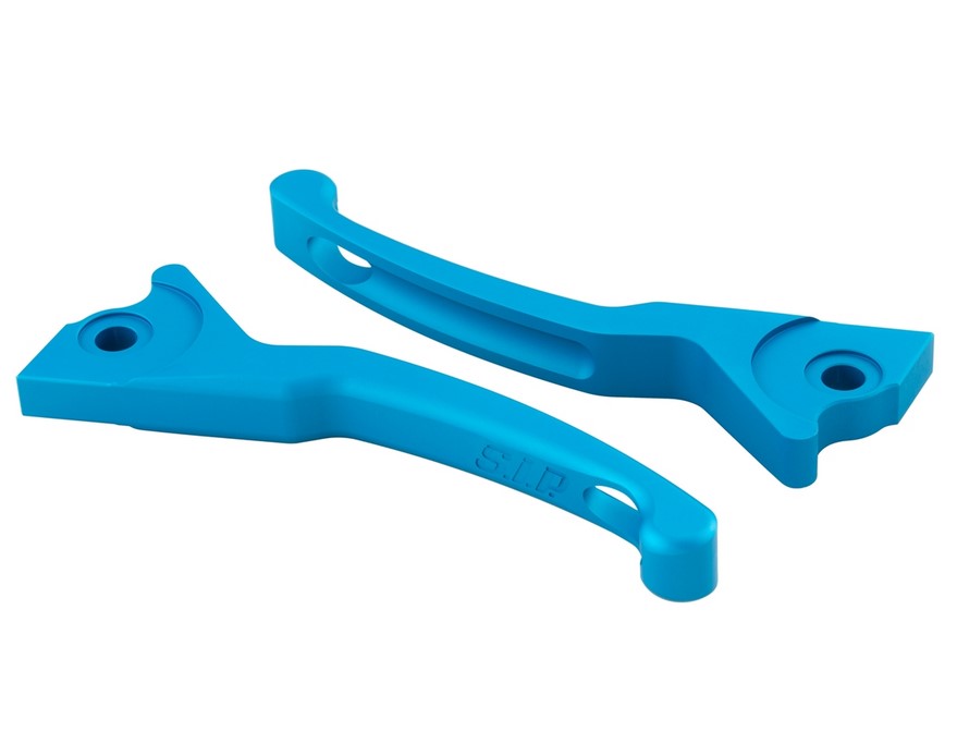 Juego de manetas de freno Sport Shorty para Vespa, derecha e izquierda, azul mate