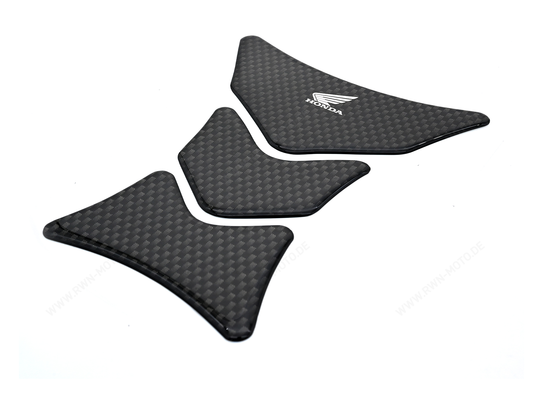 Protector de depósito con logotipo Honda Wing Original para todos los modelos Honda