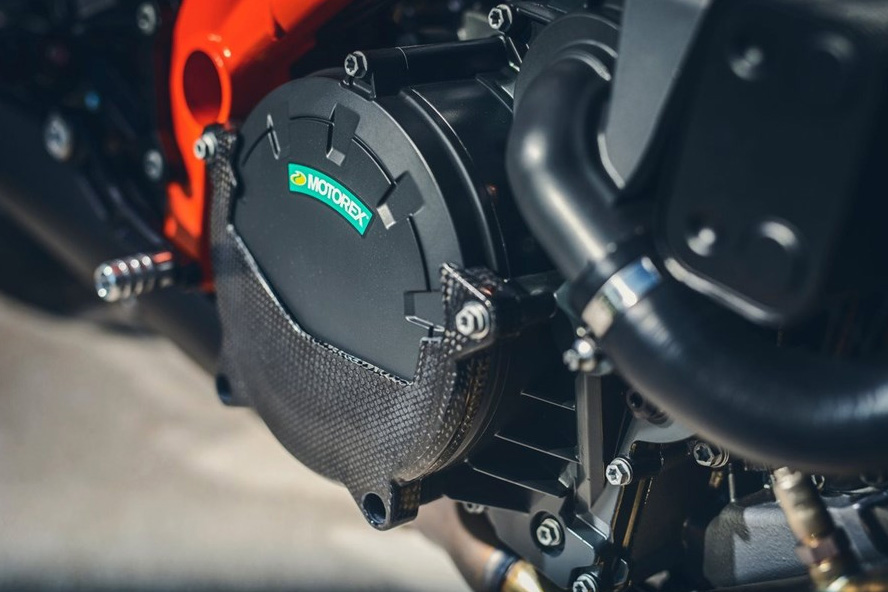 Protector de embrague de carbono KTM para Super Duke, Adventure, Super Adventure