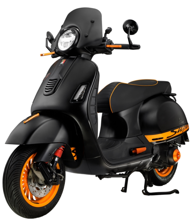 Funda Cover Vario para Vespa Primavera/​Sprint 125-150ccm i.e. 3V 4T AC, naranja mate