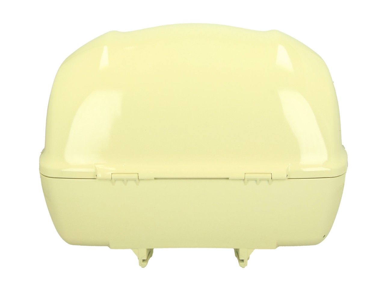 Baúl trasero para Vespa de 32 l, amarillo brillante, Q09, sin respaldo