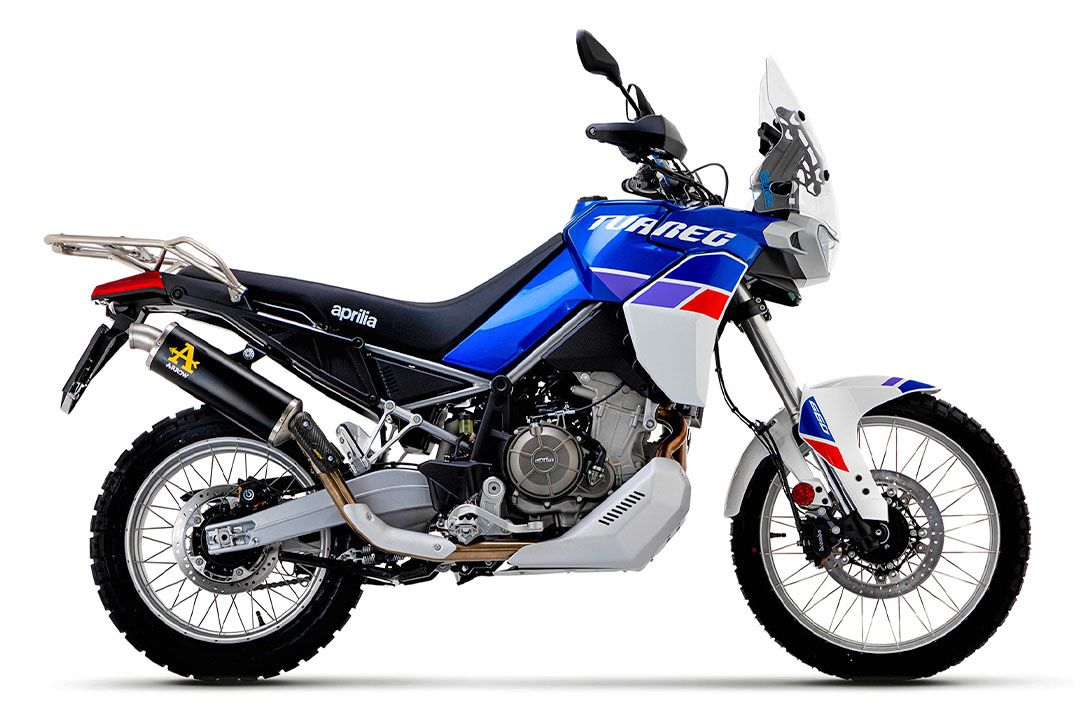 ARROW Escape INDY RACE DARK Titanium para Aprilia Tuareg 660