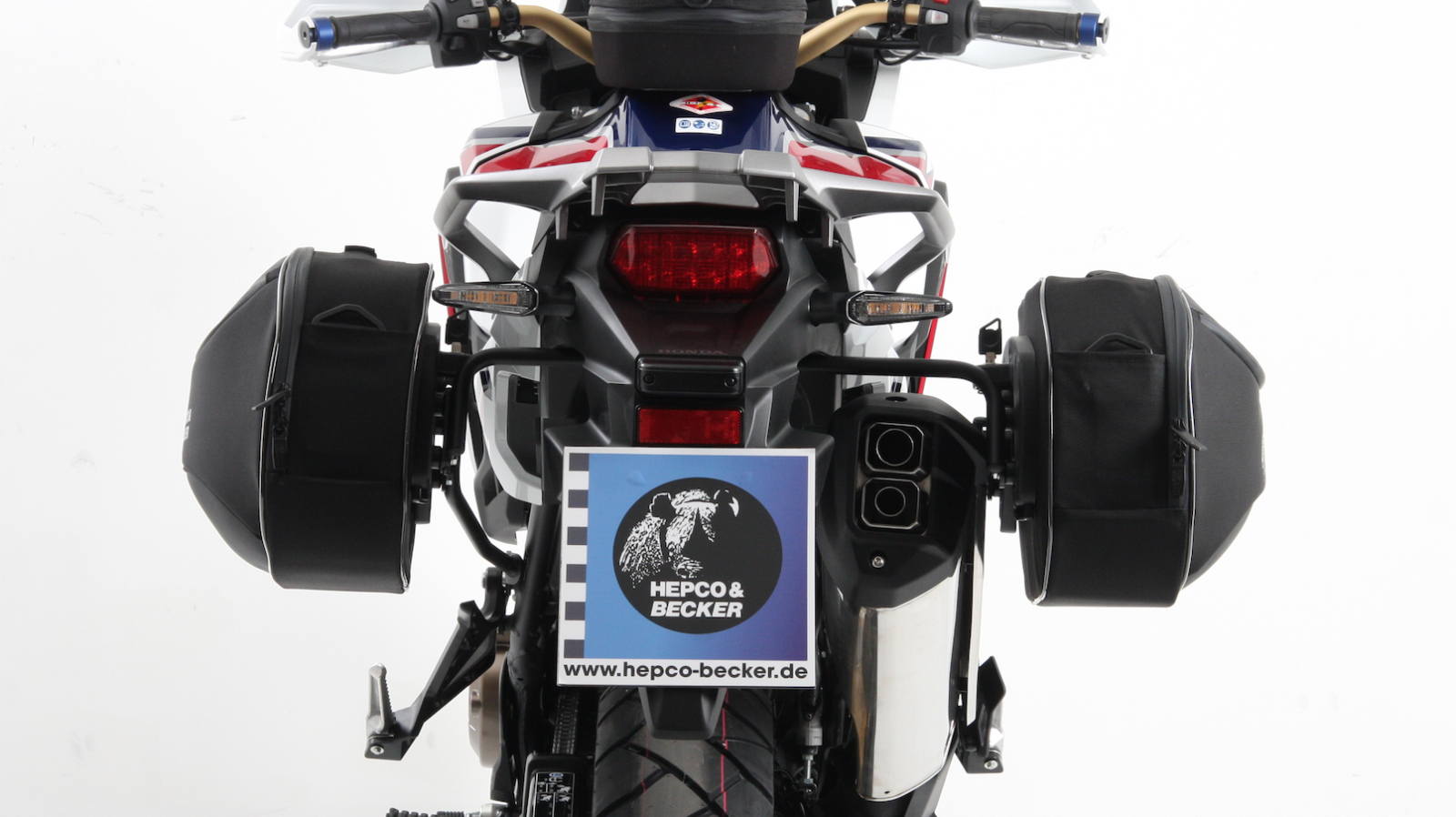 Soporte lateral C-Bow negro para Honda CRF 1000 Africa Twin (16-17) Hepco & Becker