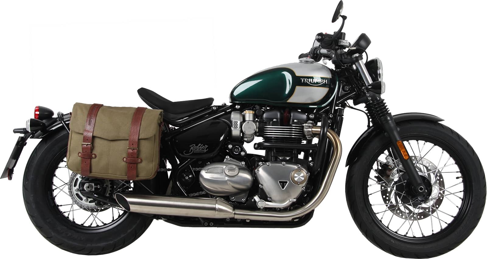Soporte de bolsa C-Bow para Triumph Bonneville Bobber (17-) Hepco & Becker