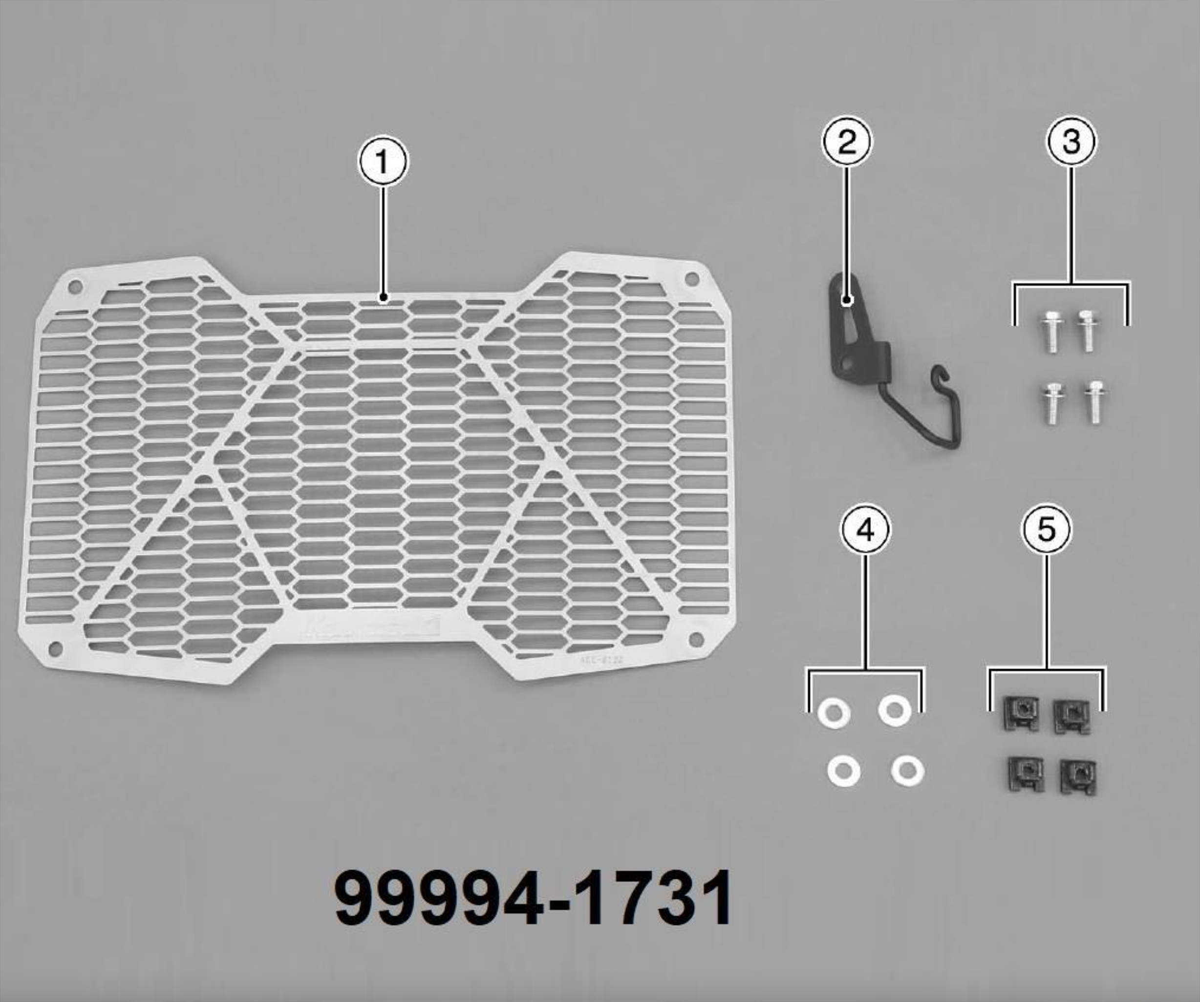 Carenado del radiador para Kawasaki para Z 650 RS 2022- original