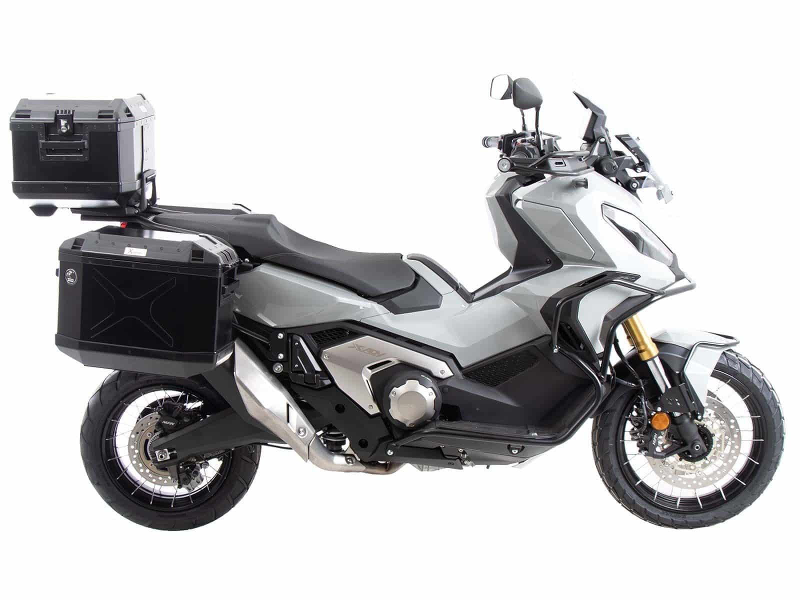 Portamaletas Alurack negro para Honda X-ADV 750 (21-24) Hepco & Becker