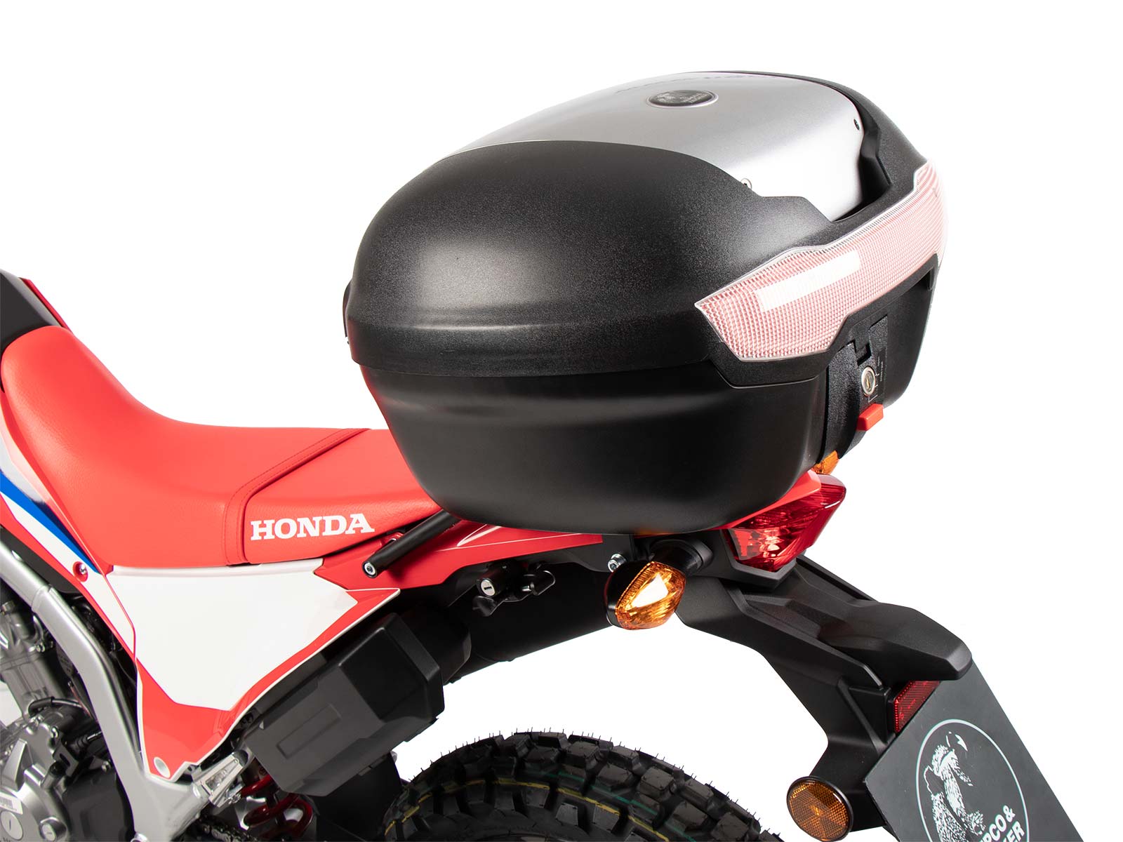 Portamaletas negro incl. Journey Topcases 40 negro/plata para Honda CRF 300 L (21-)