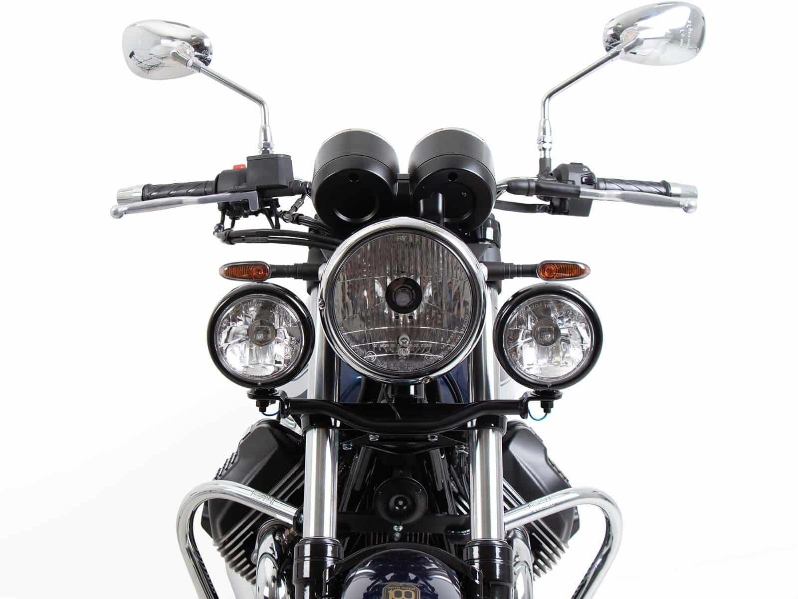 Faro auxiliar Twinlight incl. soporte y cable negro para Moto Guzzi V7 850 Special (25- )