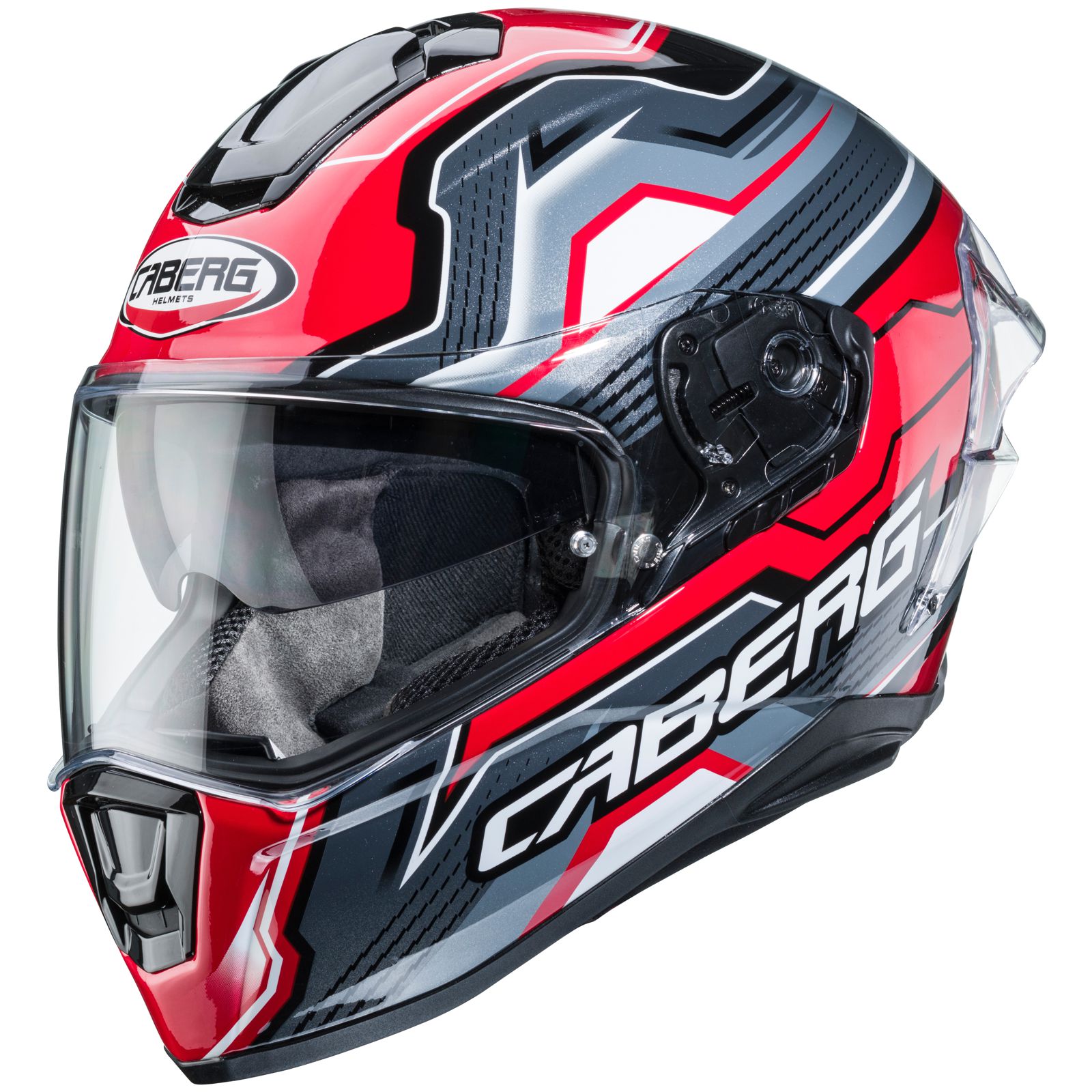 Casco Caberg Drift Evo LB29, negro/antracita-rojo