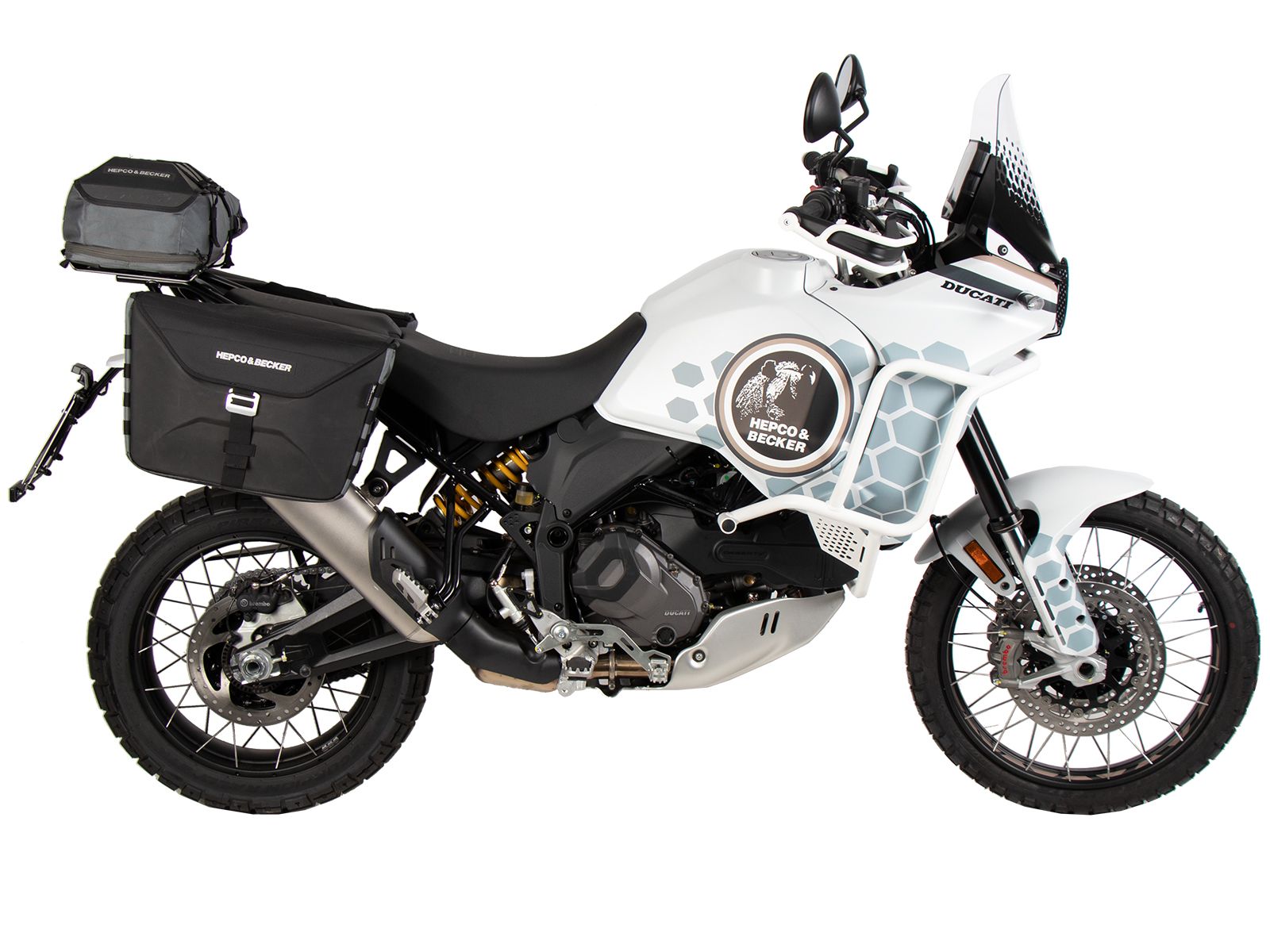 Extensión portaequipajes negro para Ducati DesertX (22-)