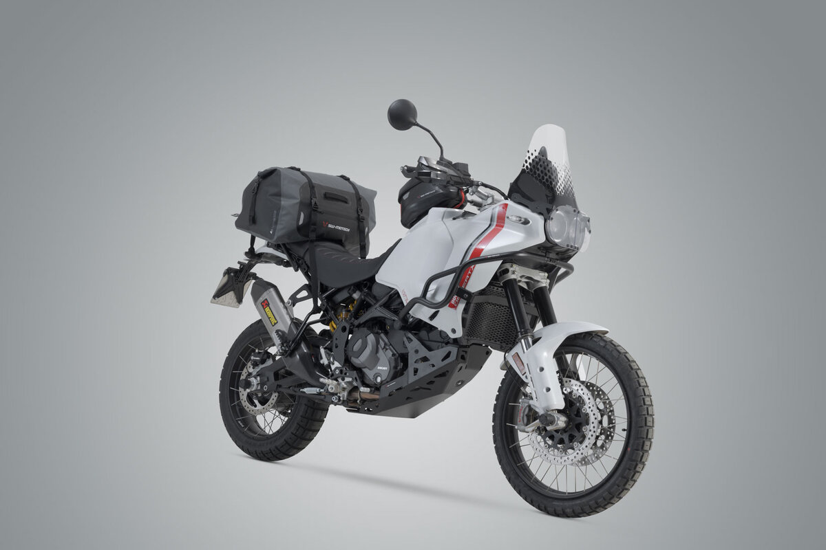 Bolsa trasera Drybag 350 para Aprilia Mana 850, negro / gris - SW Motech