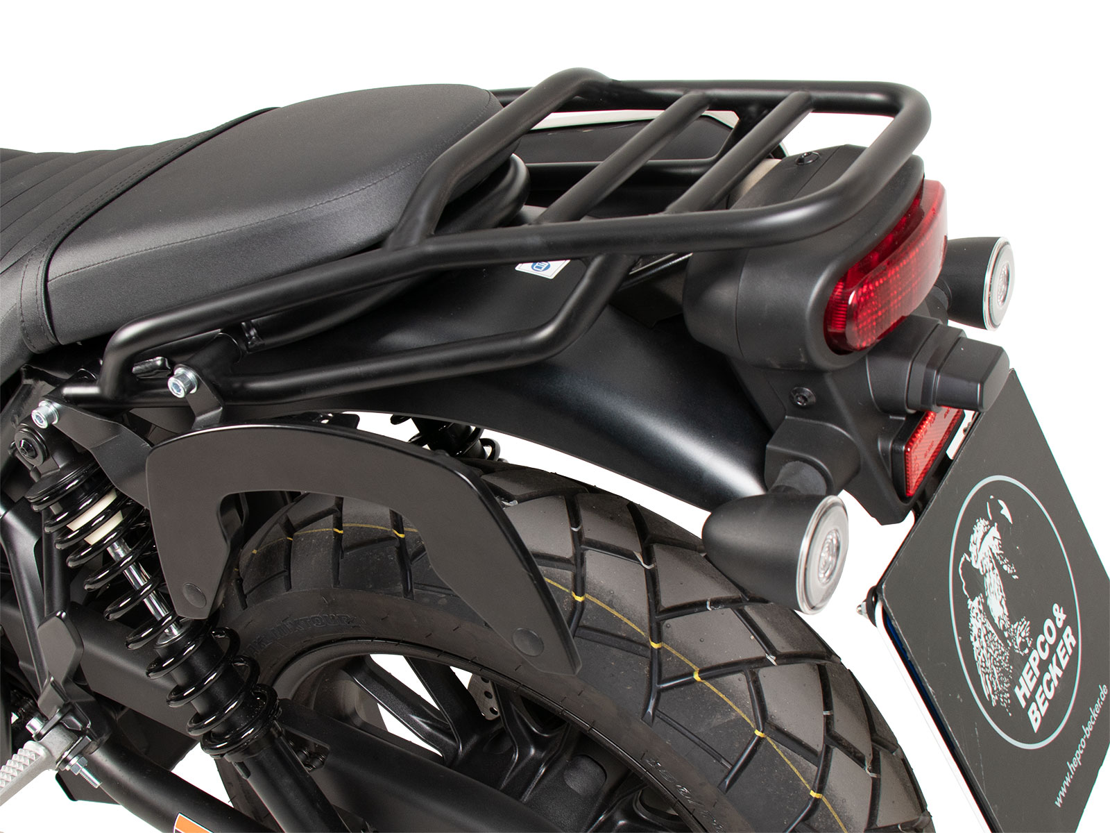 Soporte lateral C-Bow izquierdo negro para Honda CL 500 Scrambler (23-) Hepco & Becker