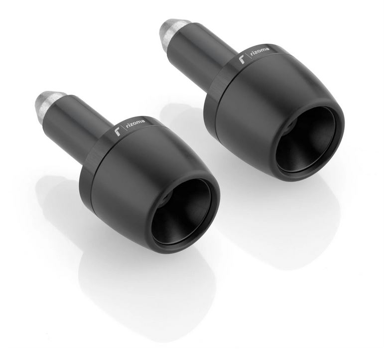 Contrapesos de manillar RIZOMA izquierdo y derecho para Vespa, anodizado negro