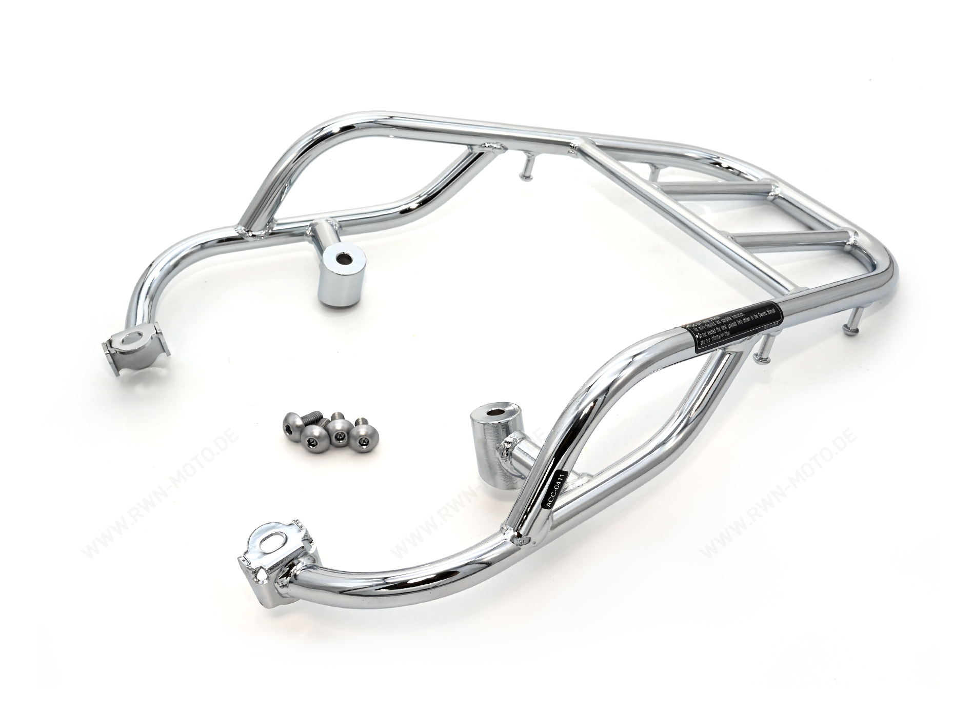 Portaequipajes cromado para Kawasaki W 230 (25-) Original