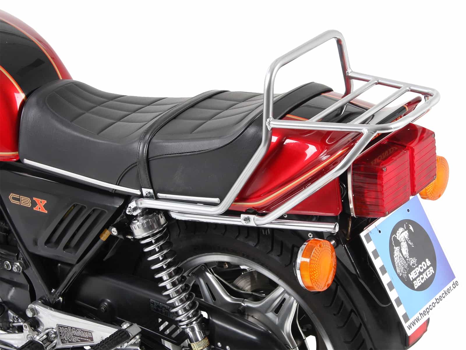 Portaequipajes superior tubular cromado para Honda CBX 1000 (78-80) Hepco & Becker