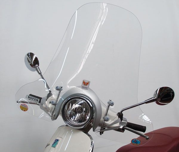 Parabrisas medio-alto transparente para Vespa Primavera (13-24)