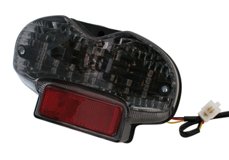 HIGHSIDER piloto trasero LED inteligente negro estilo Suzuki, homologado E (1ud.)