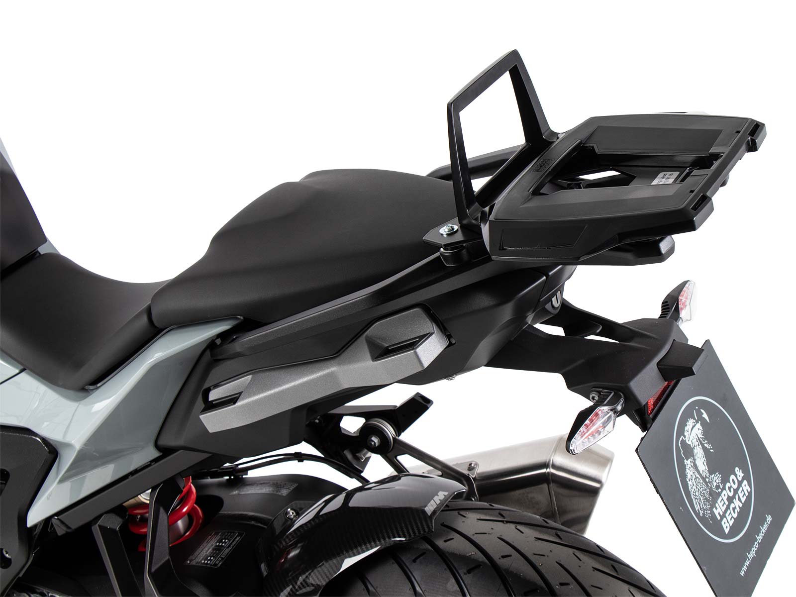 Portamaletas Alurack negro para BMW M 1000 XR (24-) Hepco & Becker