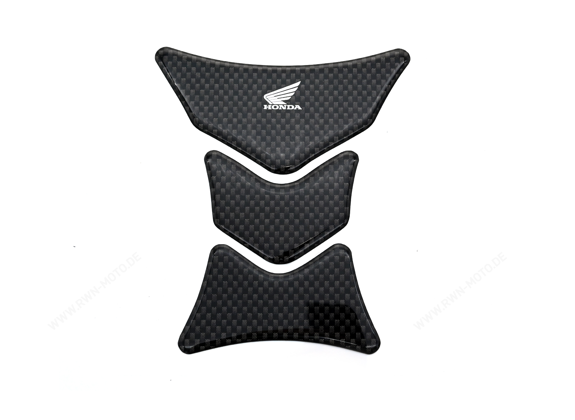 Protector de depósito con logotipo Honda Wing Original para todos los modelos Honda