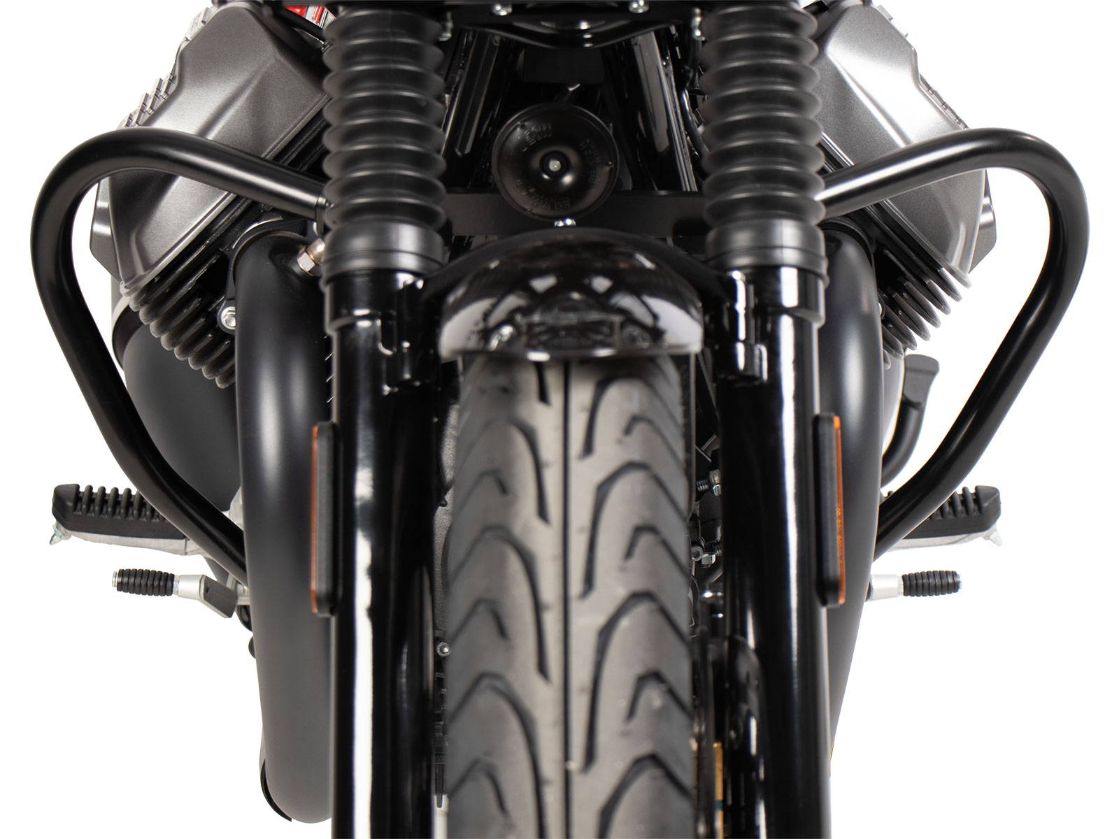 Guardamotor negro para Moto Guzzi V7 Stone Special Edition (22-) Hepco & Becker