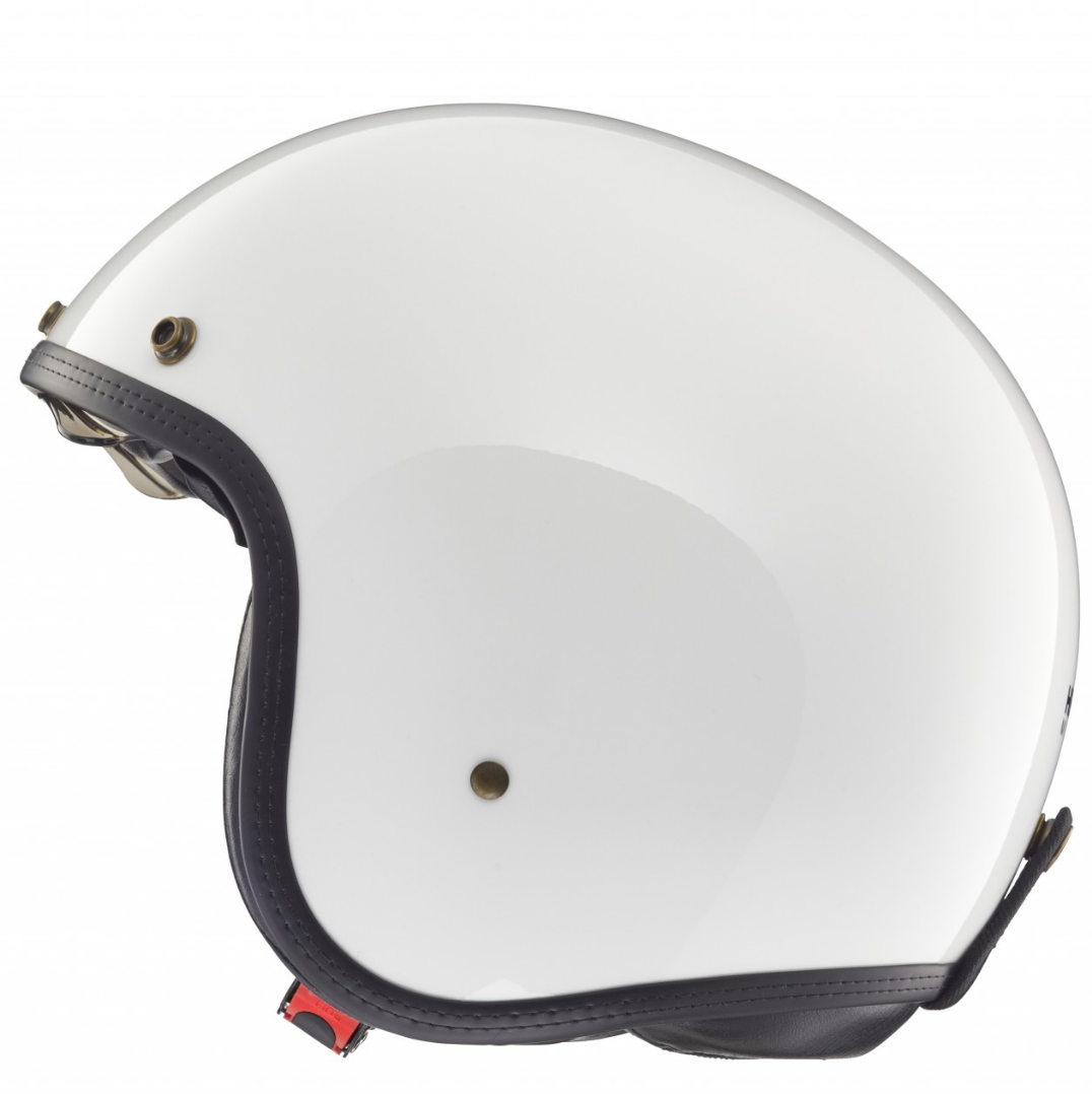 Casco Jet Helmo Milano, Audace, Bandera de Italia, blanco