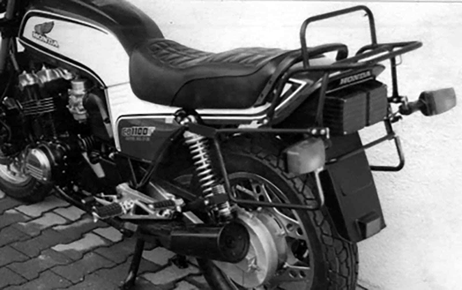 Portaequipajes superior tubular y portaequipajes lateral para CB 750 FC/FD/F2 /900 FC/FD/F2 (80-84)