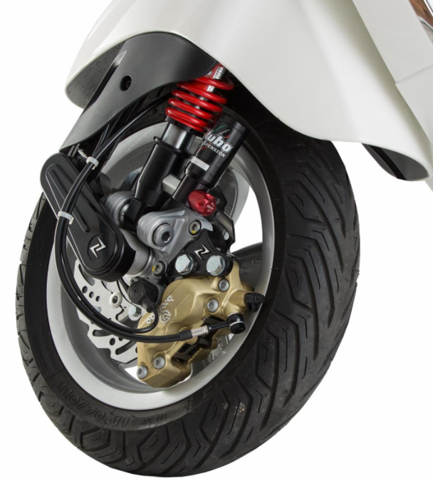 Adaptador para pinza de freno BREMBO, delantero para Vespa Primavera/Sprint 50-150ccm, negro