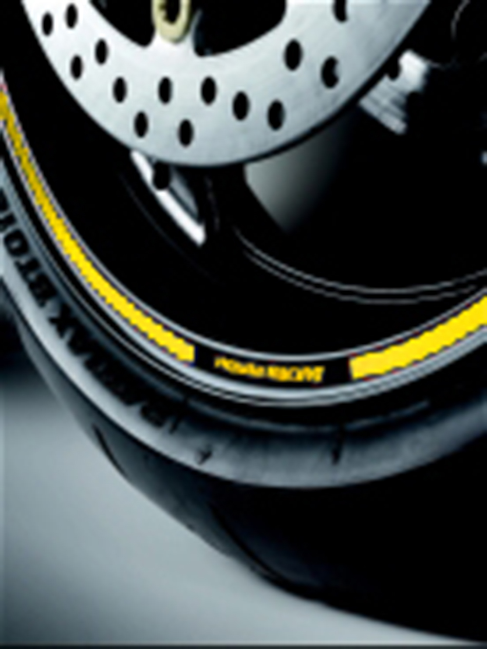Juego de calcas originales para llantas Honda CB 650 F/ CBR 600 RR amarillo