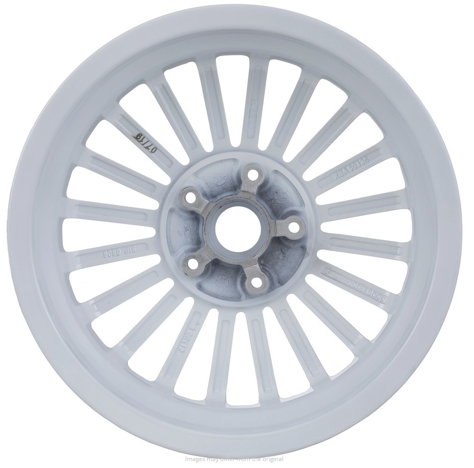 Llanta delantera/trasera para Vespa GTS/GTS Super/GTV/GT 60/GT/GT L 125-300cc, blanco