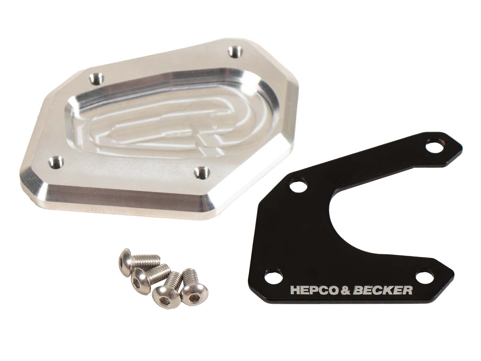 Placa caballete lateral para KTM 890 SMT (23-) Hepco & Becker
