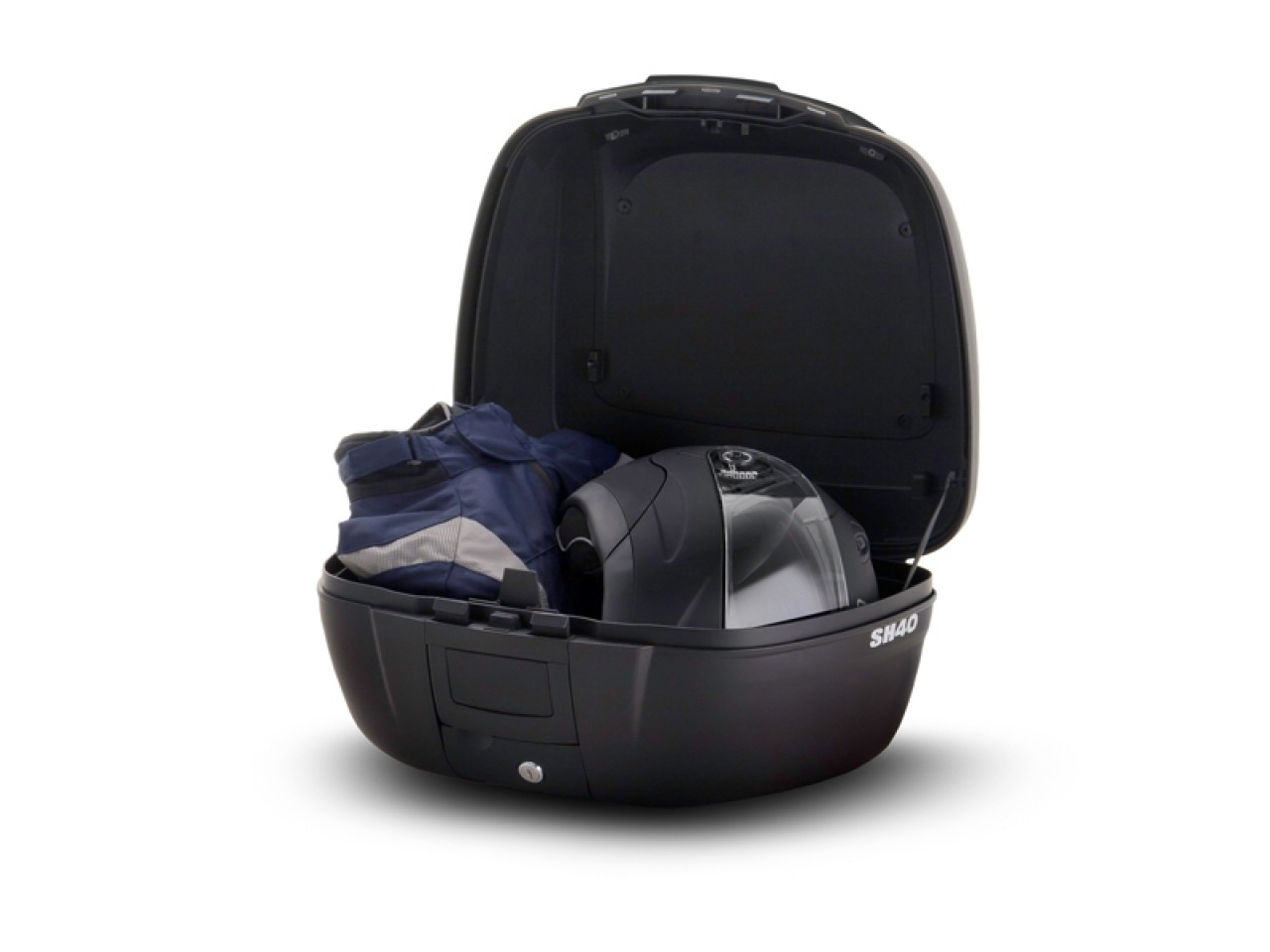 Baúl Shad SH40, acabado de aluminio / negro, 40 l
