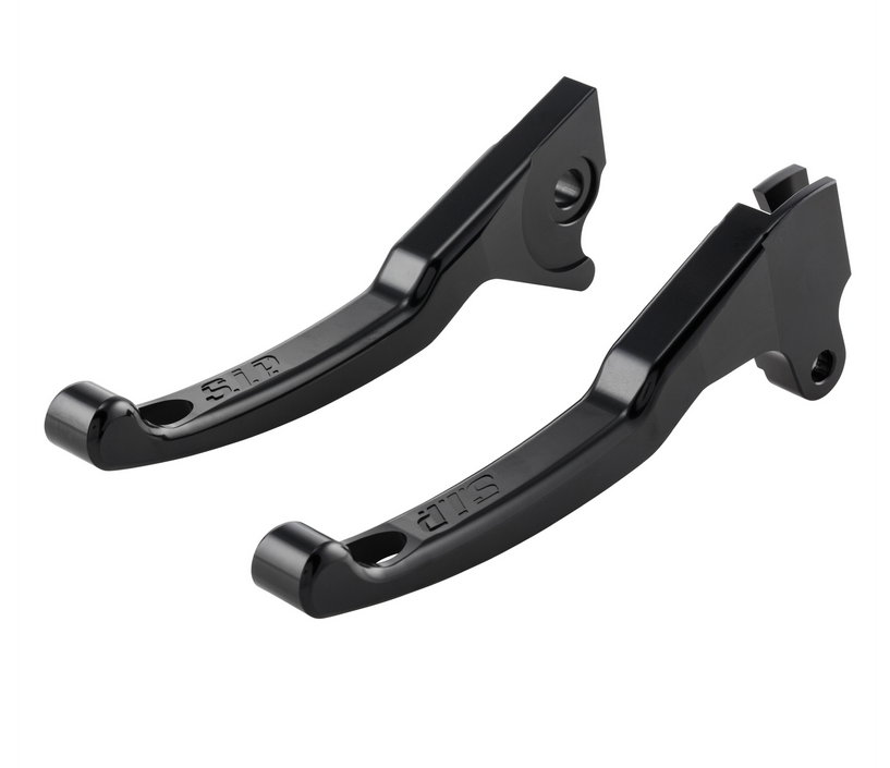 Juego de palancas de freno Sport Shorty para Vespa LX /LXV /S /Primavera /Sprint 50-150ccm, negro