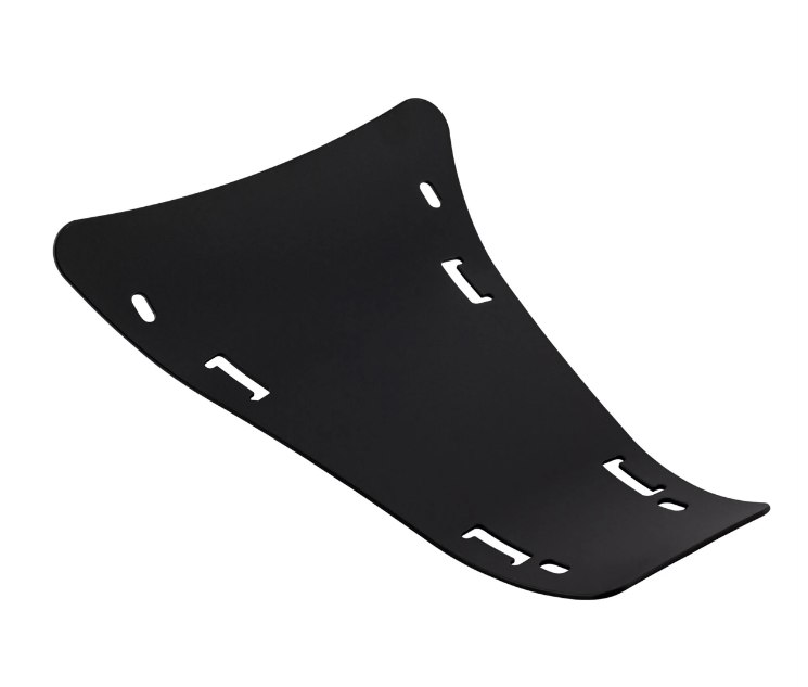 Portaequipajes escalonado Reposapiés 2.0 para Vespa GTS/GTS Super/GTV/GT, negro mate