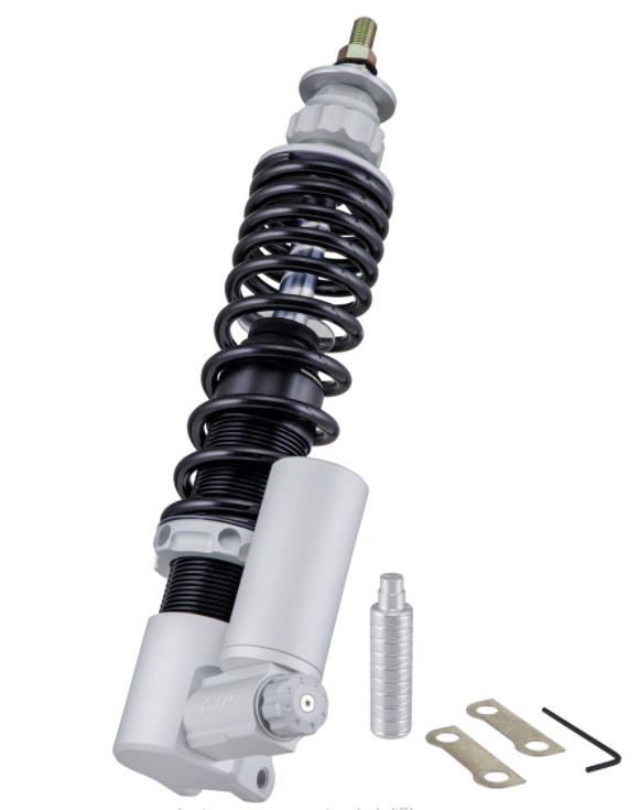 Amortiguador delantero para Vespa GTS/GTS Super/GTV/GT 60/GT/GT L 125-300ccm, plata mate