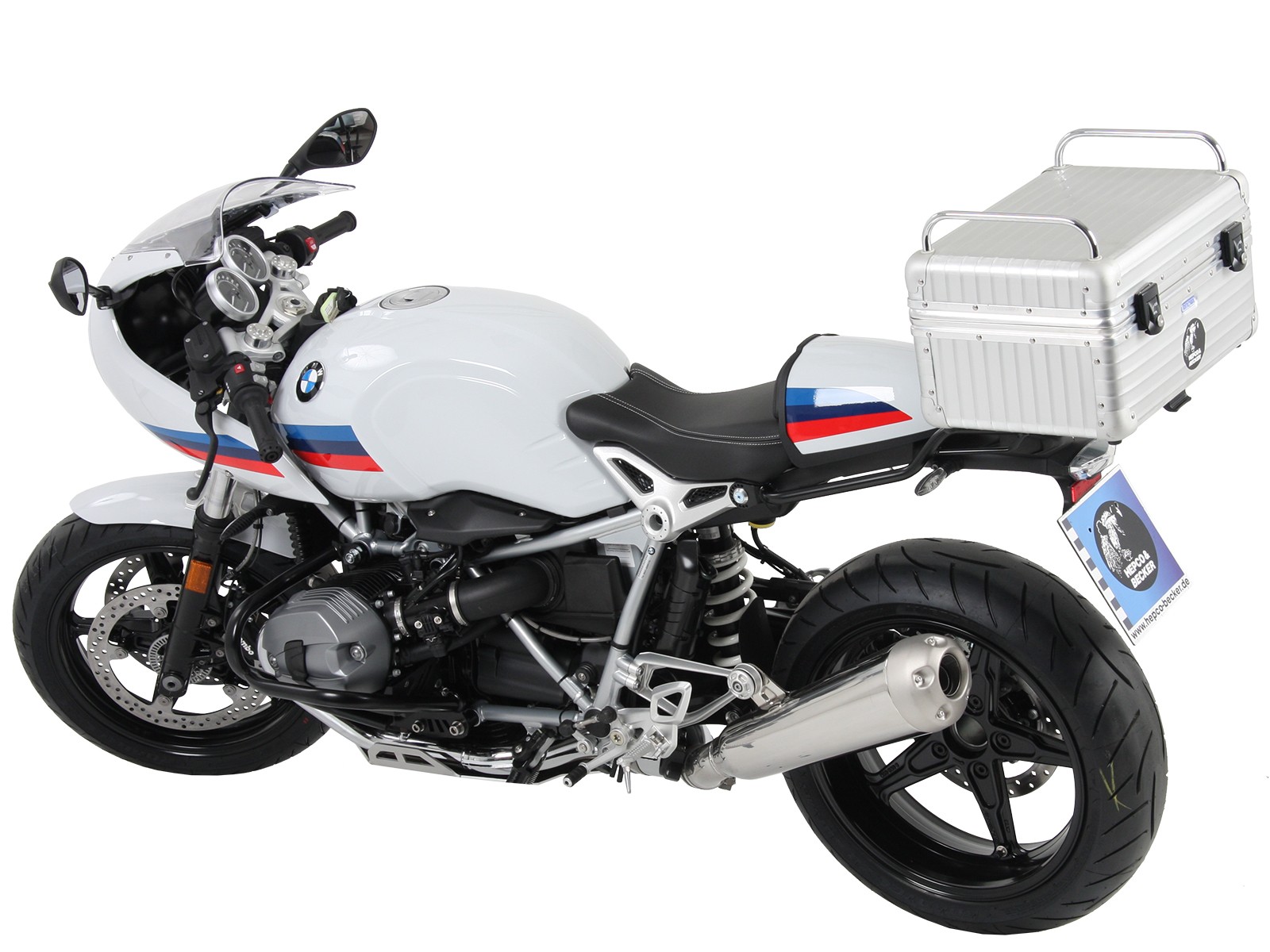 Easyrack portamaletas superior negro para R nineT Racer (17-20) Hepco & Becker