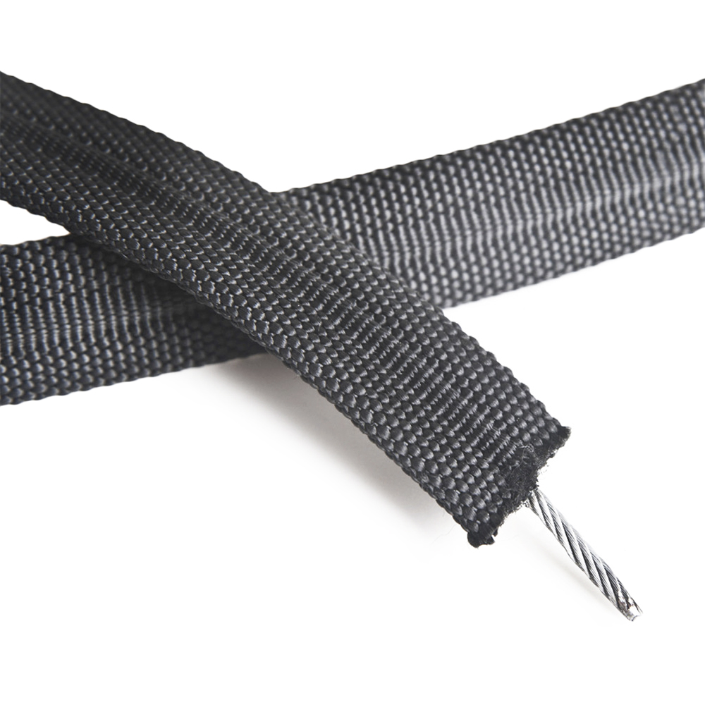 Cinturón de seguridad con núcleo de acero Kriega (negro)