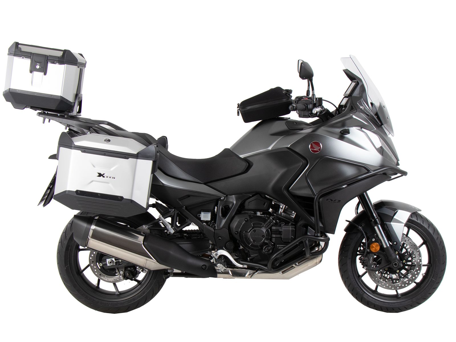 Portamaletas superior de aluminio para portaequipajes original para Honda NT 1100 (22-24) Hepco & Becker