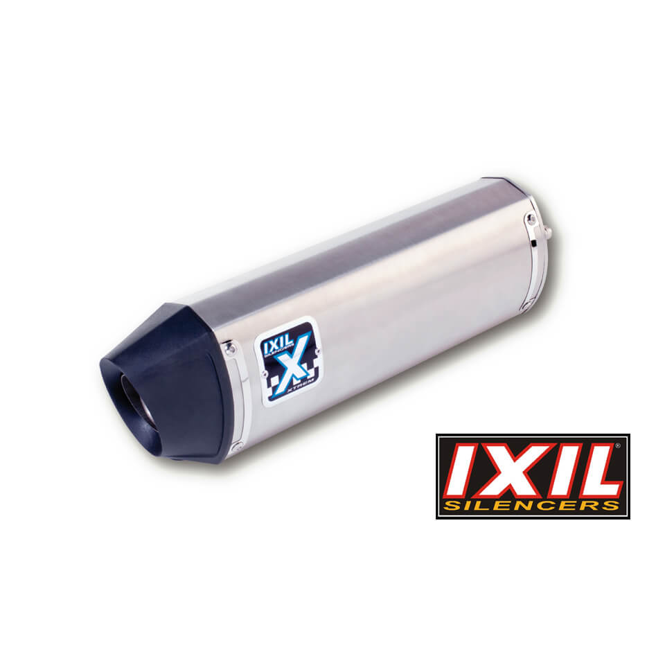 IXIL HEXOVAL XTREM silenciador trasero Kawasaki Versys 1000, acero inoxidable, sistema multicámara, homologado E, Euro4+5