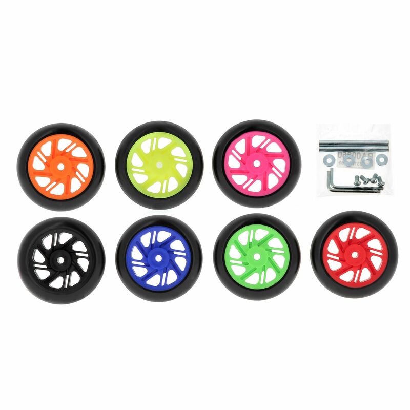 Ruedas VECTOR Ø 110 mm para soporte de rueda delantera Bajo horquilla Fija - Rosa (2 uds.)