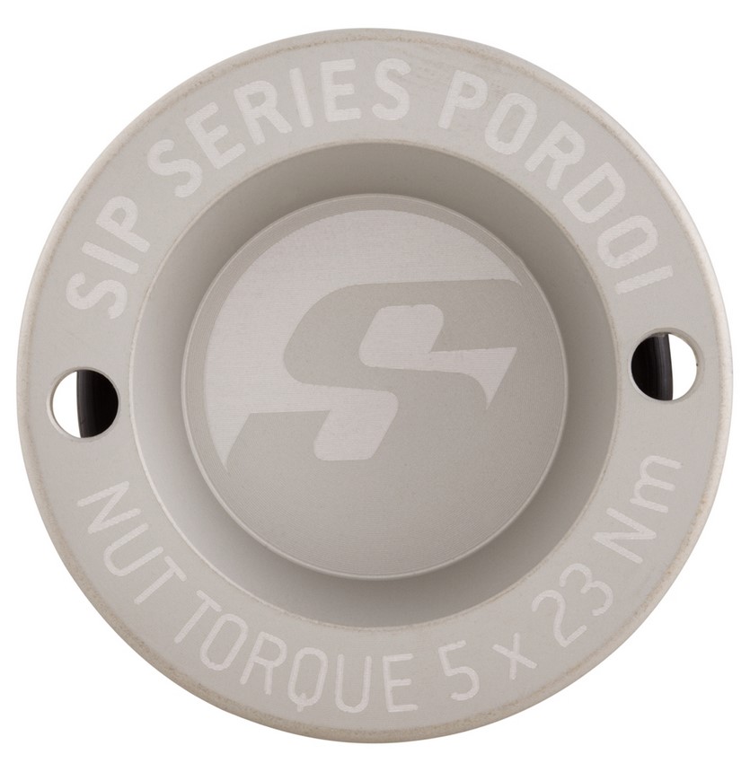 Guardapolvo delantero de 13" para Vespa GTS/GTS Super/GTV/GT 125-300ccm, plata mate