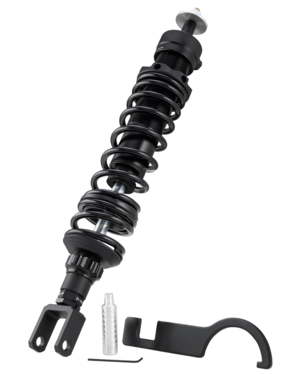 Amortiguador "Black Edition", trasero para Vespa Primavera/Sprint 50cc 2T/4T, negro mate