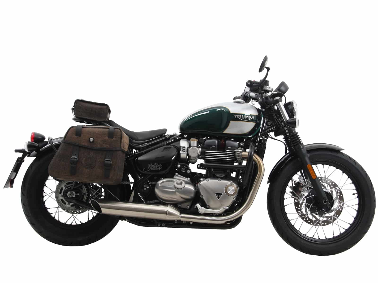 Soporte de bolsa C-Bow para Triumph Bonneville Bobber (17-) Hepco & Becker